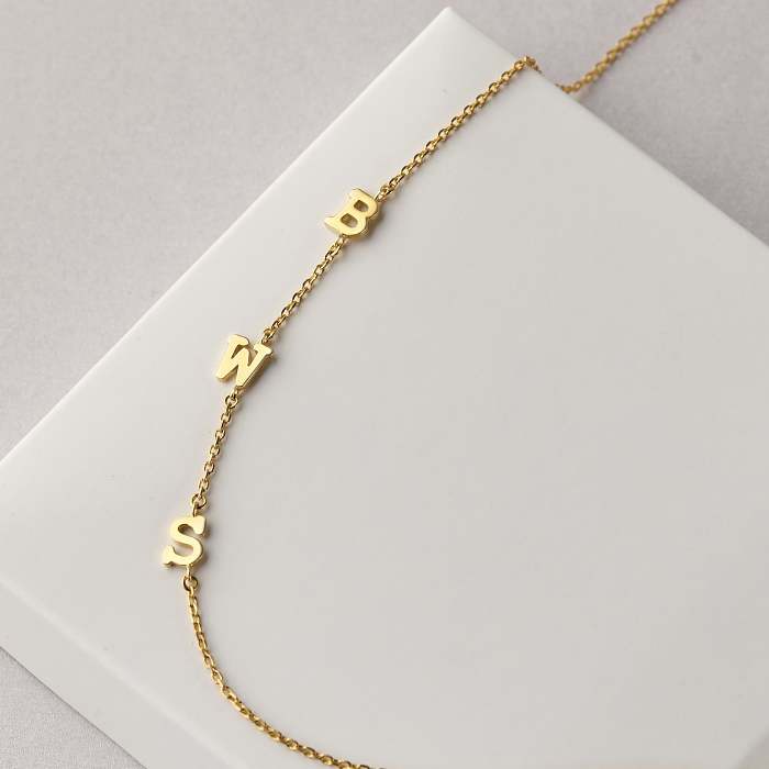 Spaced Letters Necklace