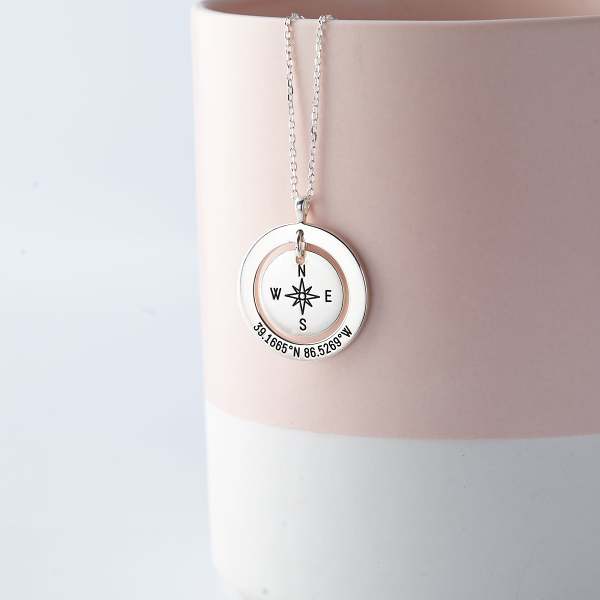 Longitude Latitude Necklace