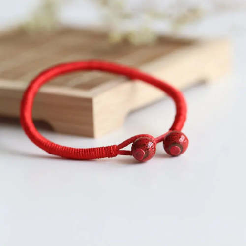 Red Ceramic Beads Lucky Bracelet [Set of 2] - 6 New Colors!