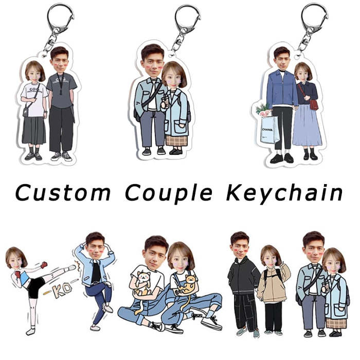 Funny Photo Keychain For Couples