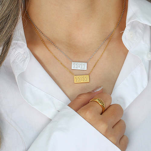 Make A Wish 1111 Necklace 18K Gold Plated