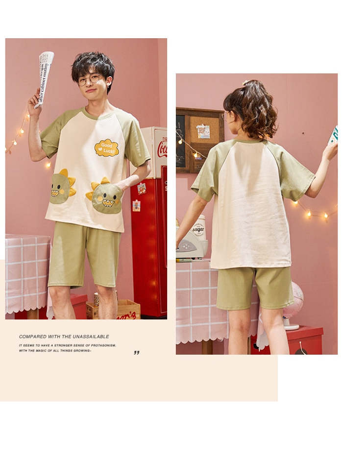 Cute Summer Couple Pajamas Set