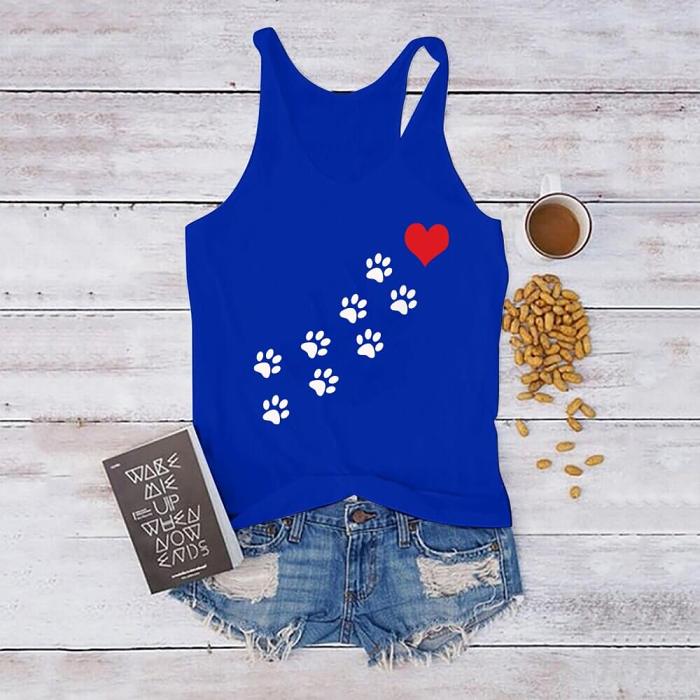 Paw's Path Tank Top