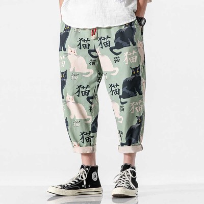 Japanese Style Cat Pants