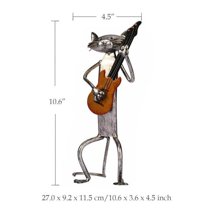 Cat Music Band Figure