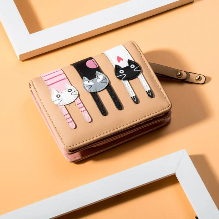 3 Cats Bifold Wallet