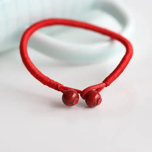 Red Ceramic Beads Lucky Bracelet [Set of 2] - 6 New Colors!