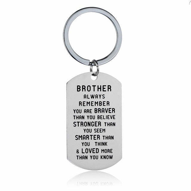 Stainless Steel Family Present Keychains