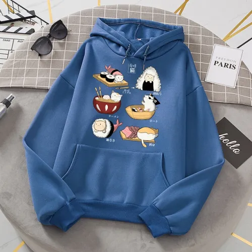 Sushi Cat Hoodie