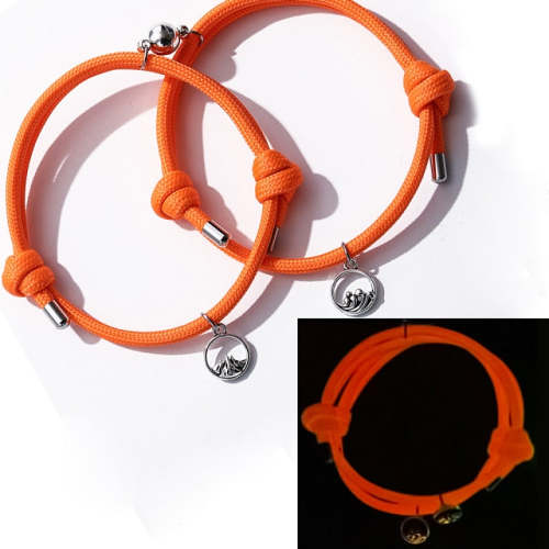 Glow In Dark Magnetic Bracelets For Couples