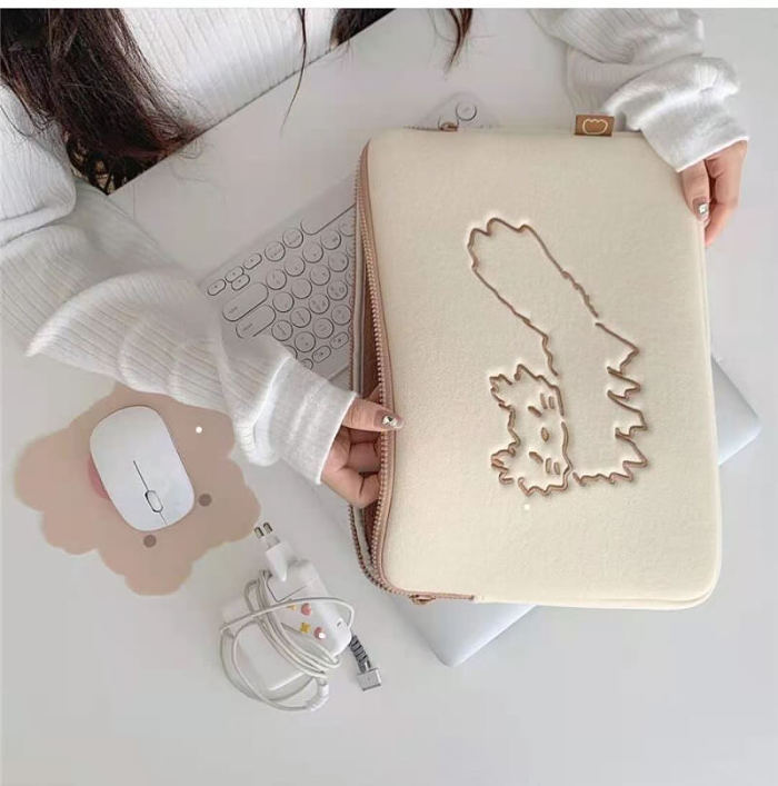 Cat Drawing Laptop Pouch