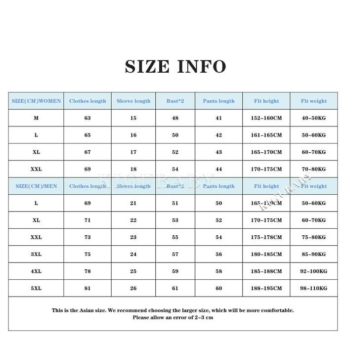 Cute Summer Couple Pajamas Set