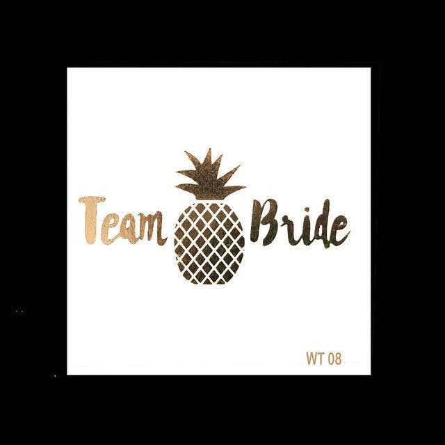 Bachelorette Party Temporary Tattoos - 10 PCs