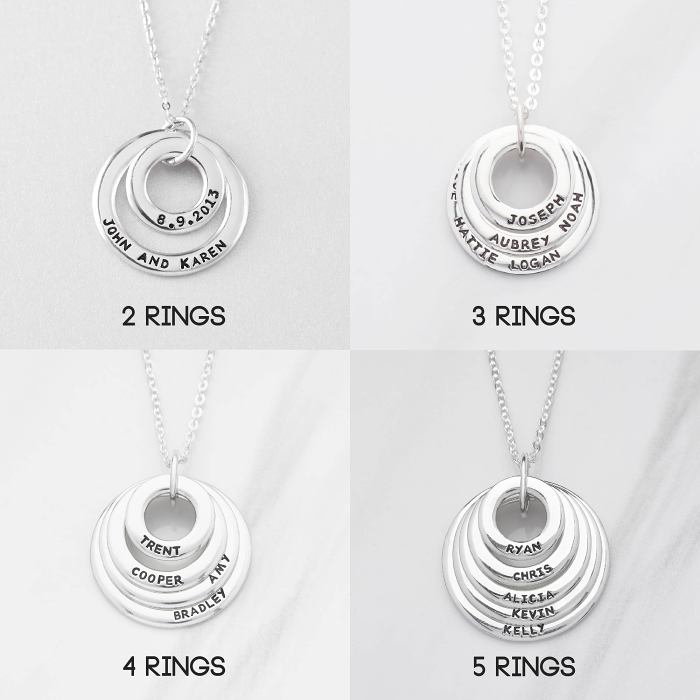 Kids Name Necklace For Mom