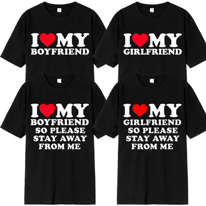 I Love My Girlfriend Boyfriend Shirt