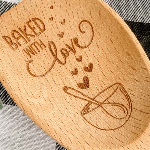 Baked with Love Wooden Spoon