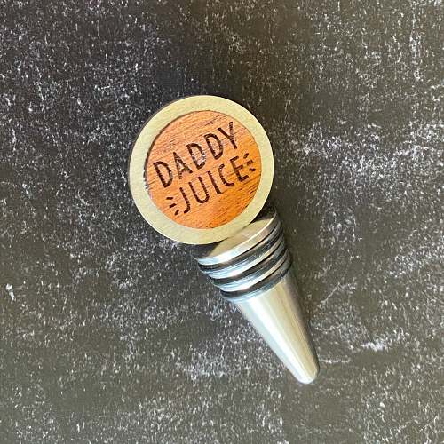 Daddy Juice Bottle Stopper