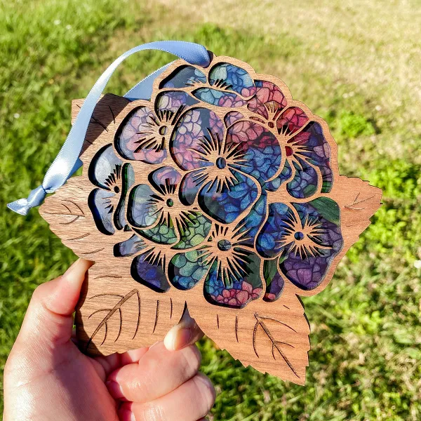 Hydrangea Suncatcher