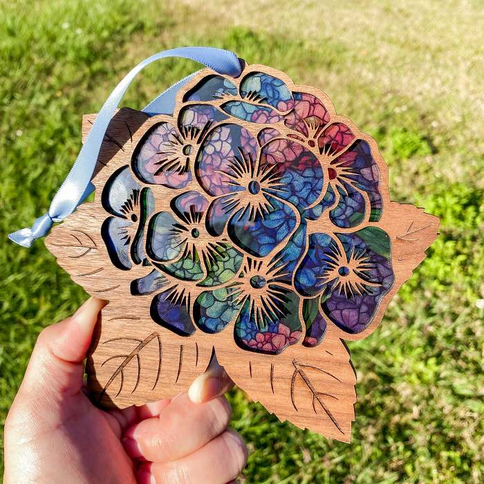Hydrangea Suncatcher