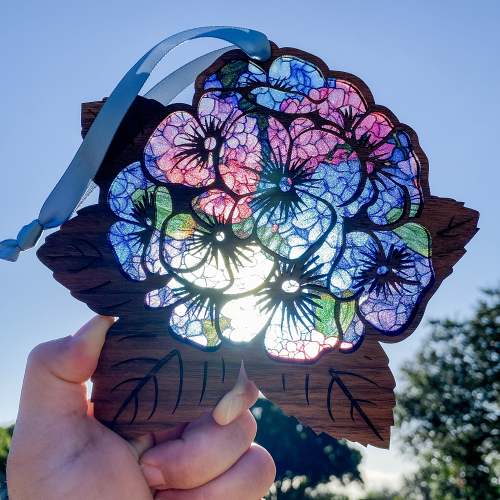 Hydrangea Suncatcher
