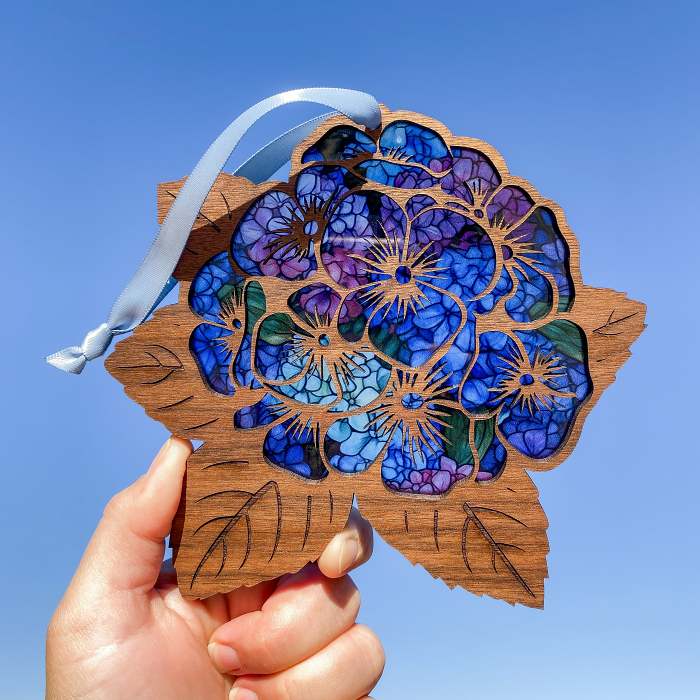 Hydrangea Suncatcher