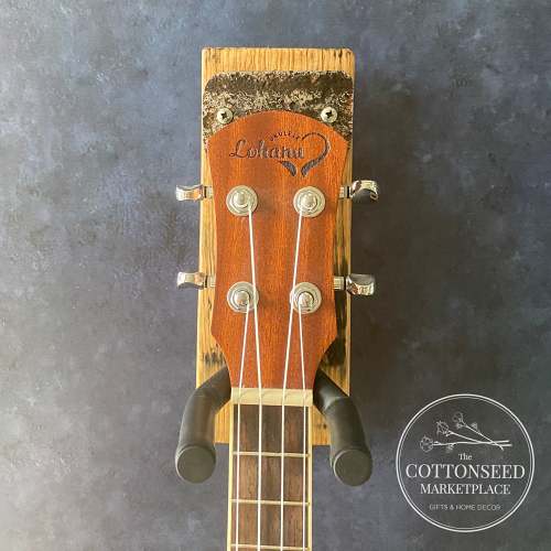 Whiskey Barrel Stave Guitar Wall Holder