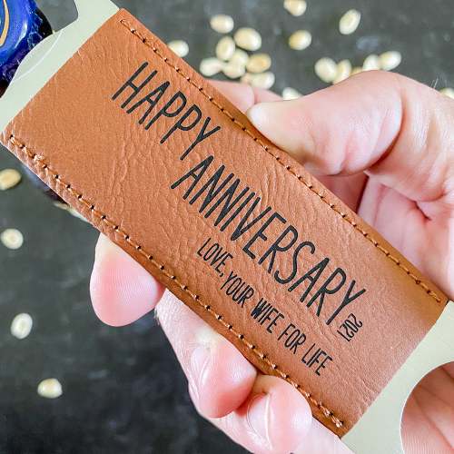 Happy Anniversary Wife for Life Beer Bottle Opener