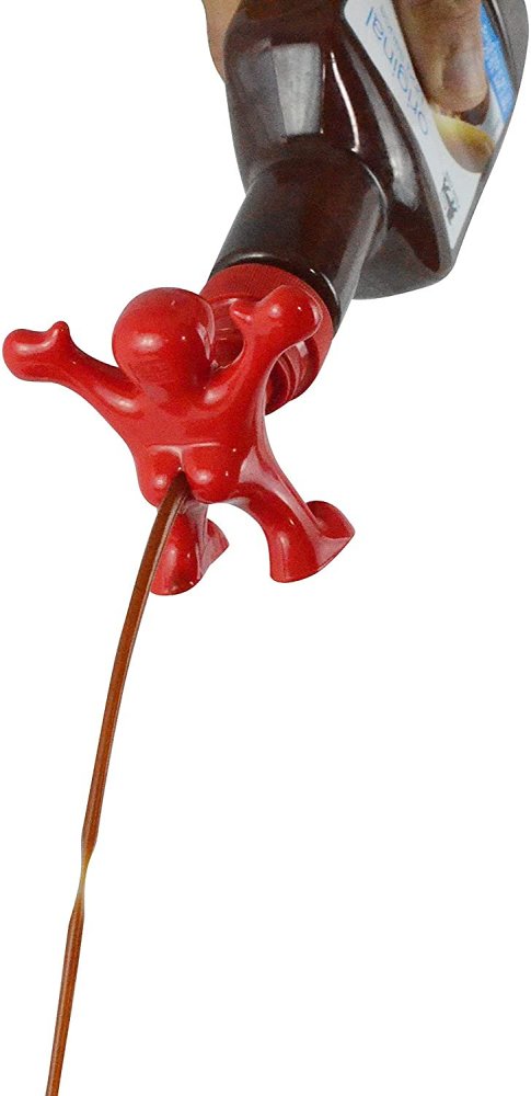 Sir Perky Novelty Condiment Bottle Topper