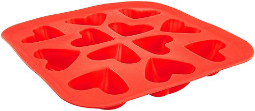 Red Hearts Ice Cube Tray