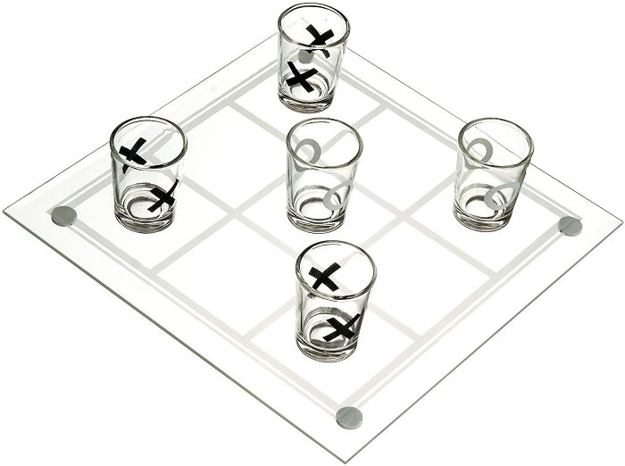 Shot Glass Tic Tac Toe Drinking Game