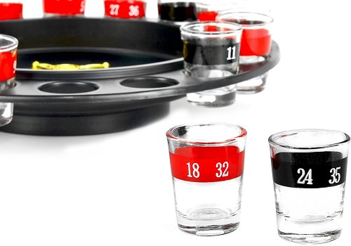 16 pcs Shot Glass Roulette