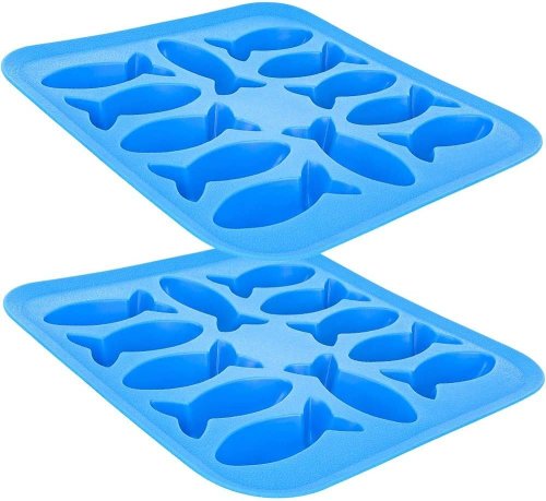 Blue Fish Ice Cube Tray - Set of 2