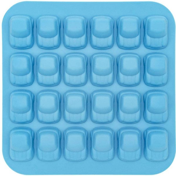 Blue Cars Ice Cube Tray - Set of 4