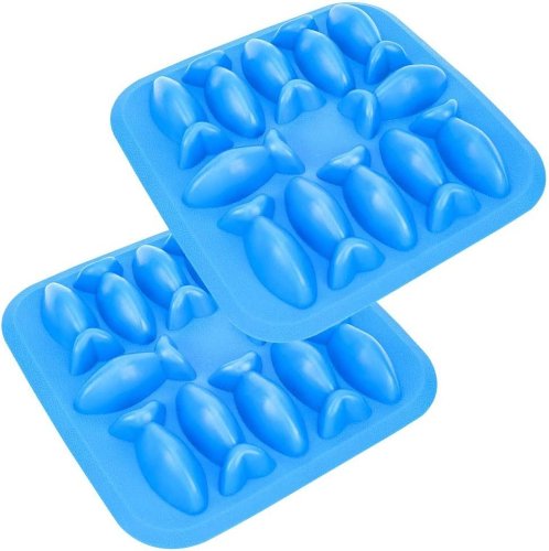 Blue Fish Ice Cube Tray - Set of 2