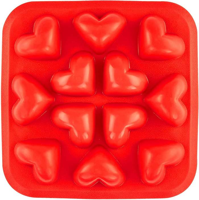Red Hearts Ice Cube Tray