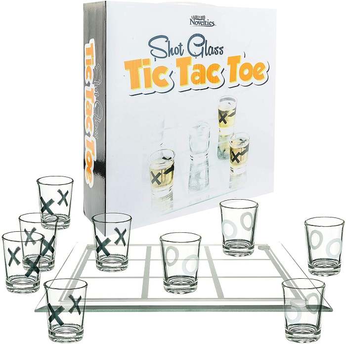 Shot Glass Tic Tac Toe Drinking Game