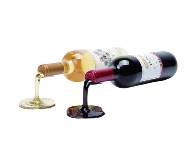 Spilled Wine Bottle Holder