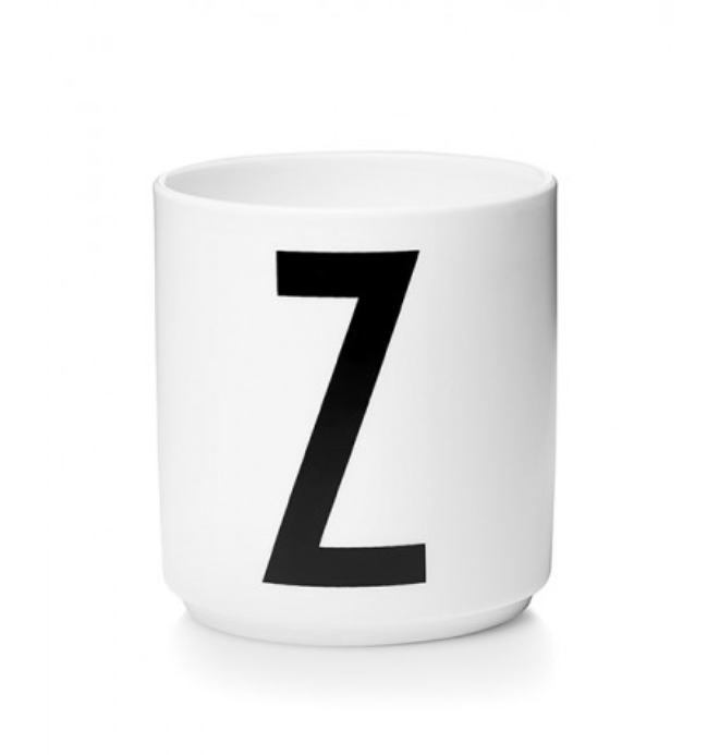 Personal Porcelain Cup (A-Z) by Design Letters