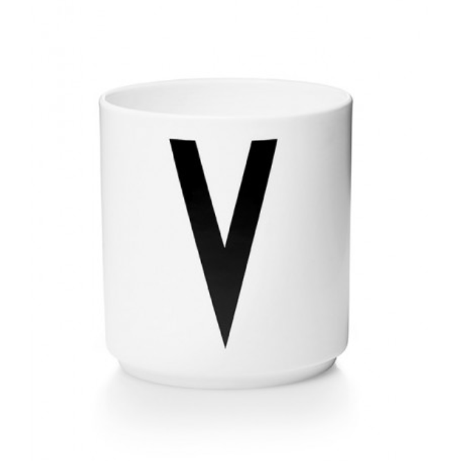 Personal Porcelain Cup (A-Z) by Design Letters