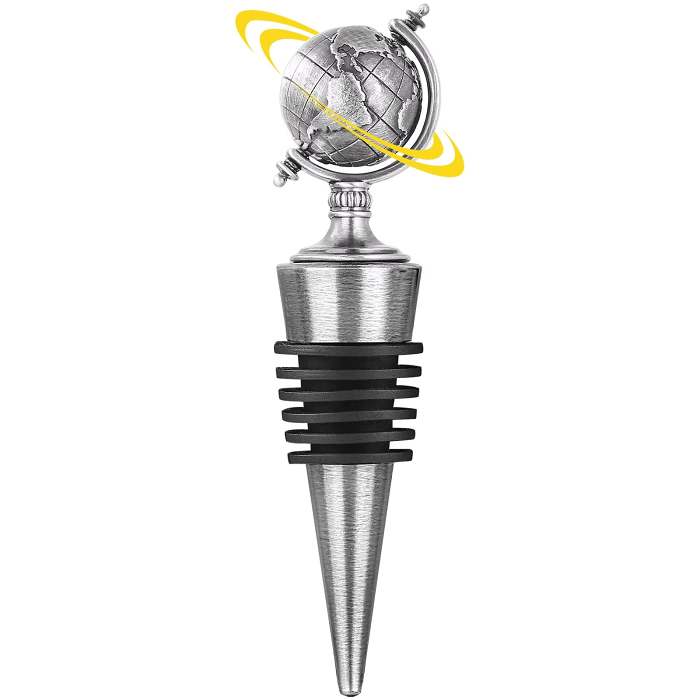 Rotatable Globe Bottle Stopper