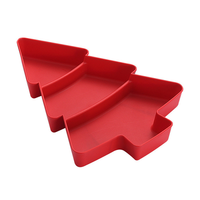 Christmas Tree Snacks Tray Plastic Plates and Bowls
