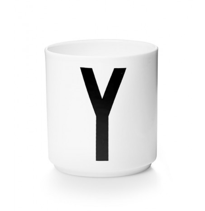 Personal Porcelain Cup (A-Z) by Design Letters