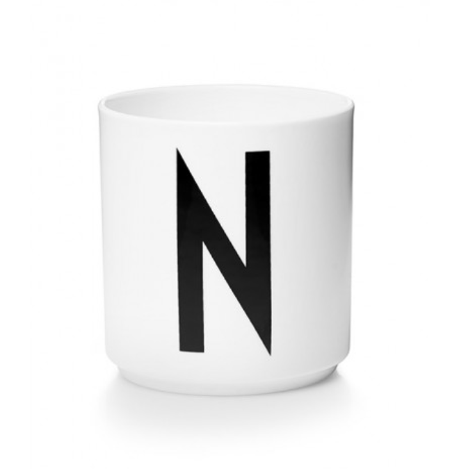 Personal Porcelain Cup (A-Z) by Design Letters