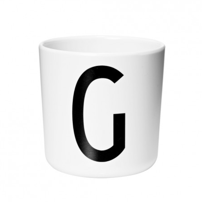 Kids Personal Melamine Cup (A-Z) by Design Letters