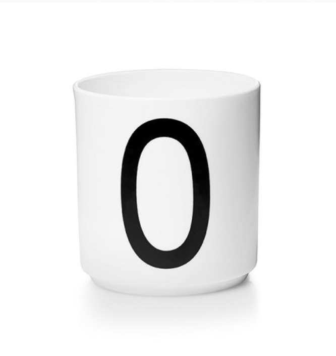 Personal Porcelain Cup (A-Z) by Design Letters