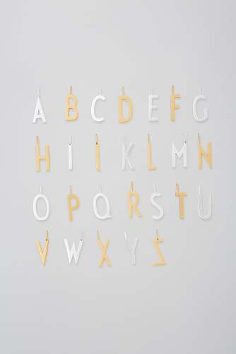 Large Archetype Letter Charm ( A-Z ) by Design Letters