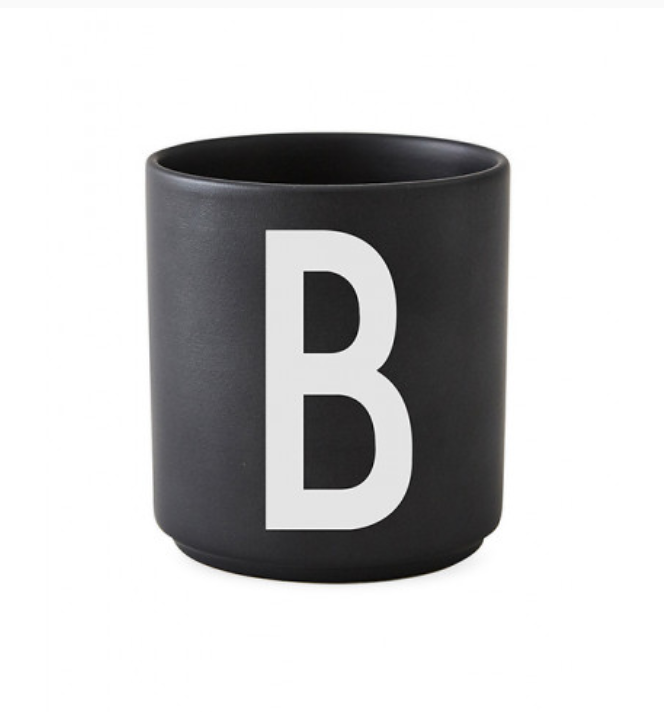 Personal Porcelain Cup (A-Z) by Design Letters
