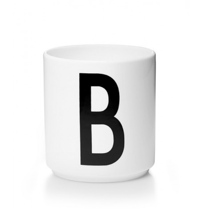 Personal Porcelain Cup (A-Z) by Design Letters