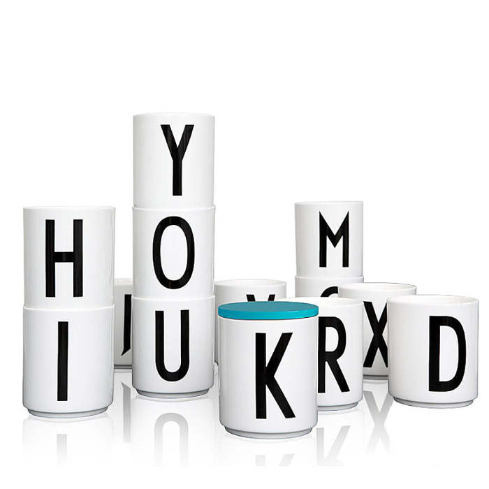 Personal Porcelain Cup (A-Z) by Design Letters
