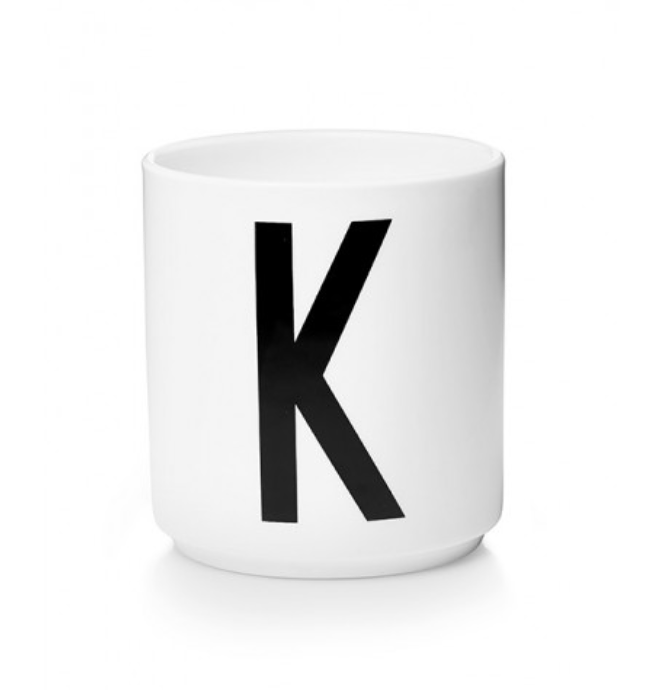 Personal Porcelain Cup (A-Z) by Design Letters